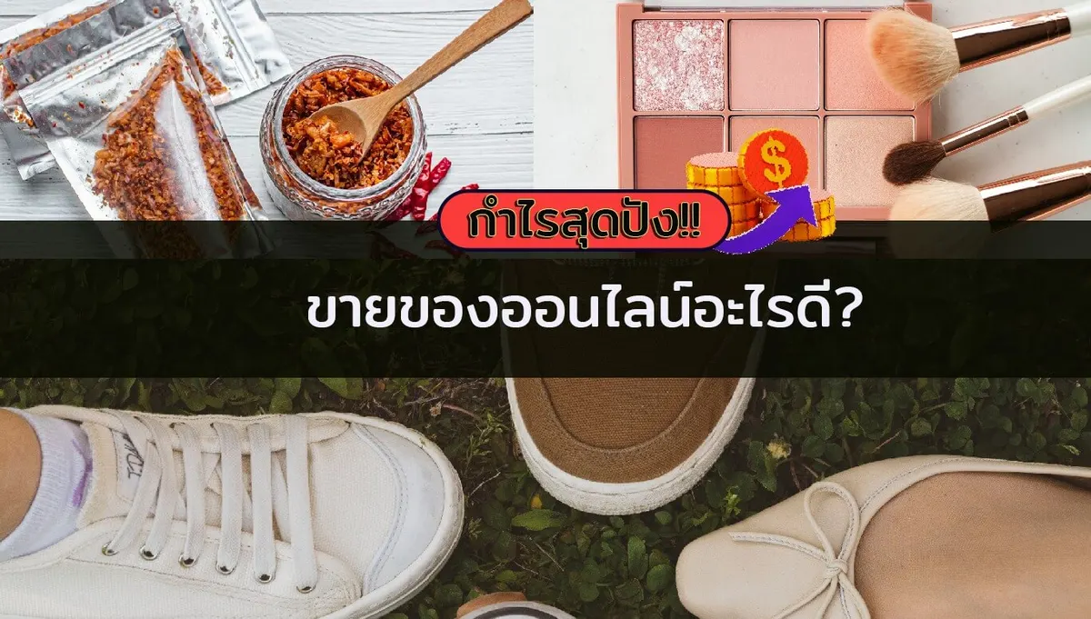 ขายของออนไลน์อะไรดีที่กำไรสุดปัง