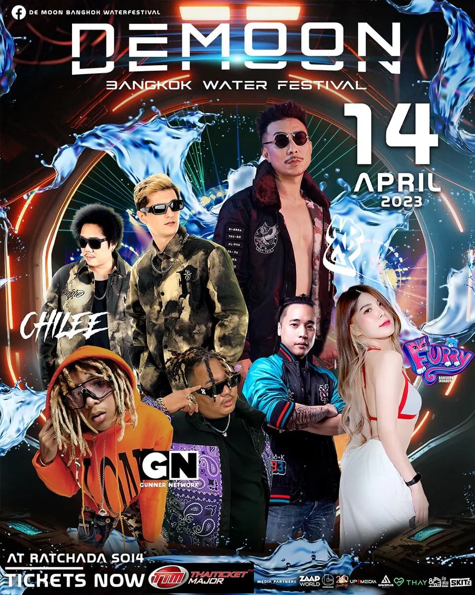 งานสงกรานต์ De Moon Bangkok Water Festival