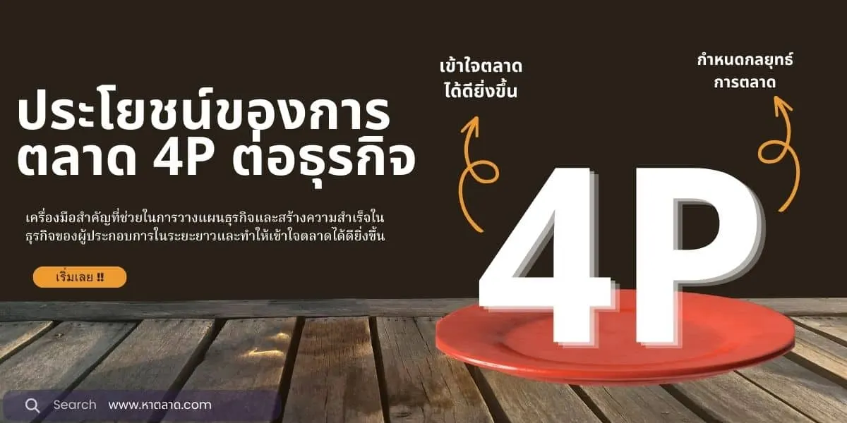 เจาะลึกการตลาด 4P(Marketing Mix) ข้อดีและการใช้งาน