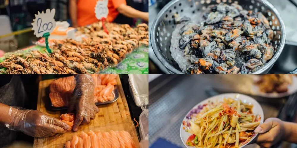 โซนต่างๆ ตลาดนินจาอมตะ
