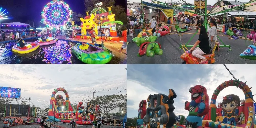 โซนเครื่องเล่น ตลาดนินจา