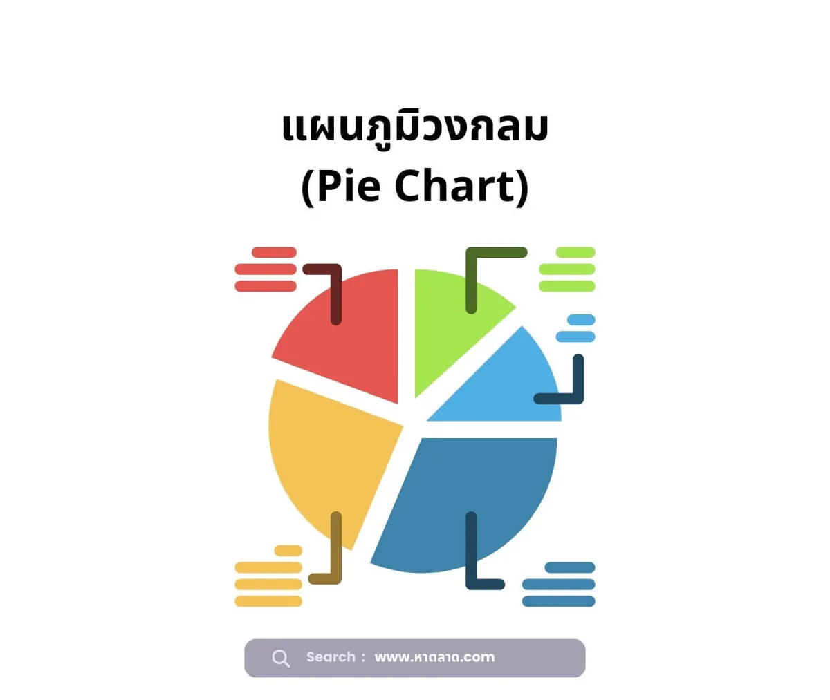แผนภูมิวงกลม (Pie Chart):