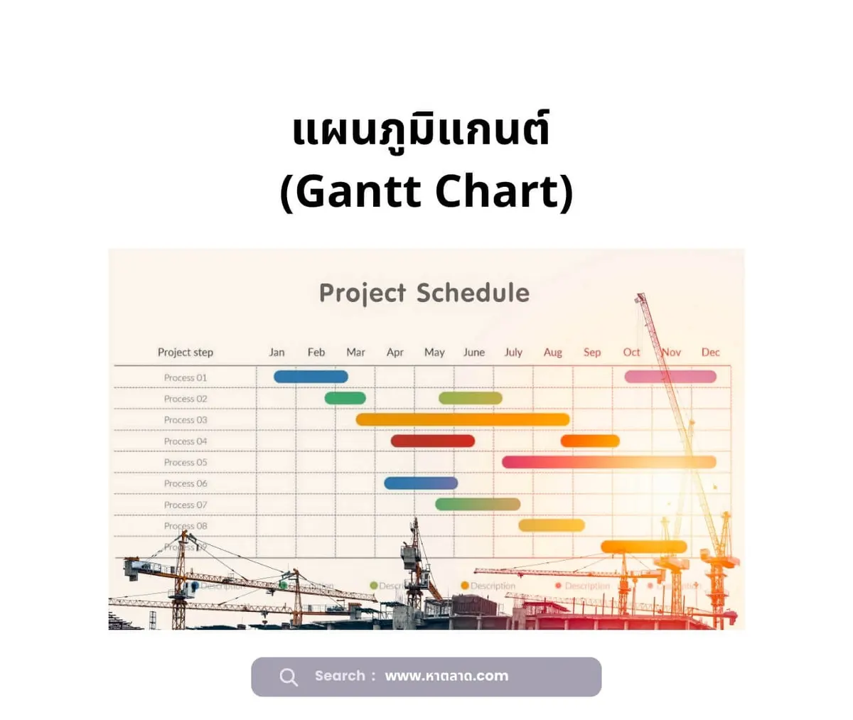 แผนภูมิแกนต์ (Gantt Chart)
