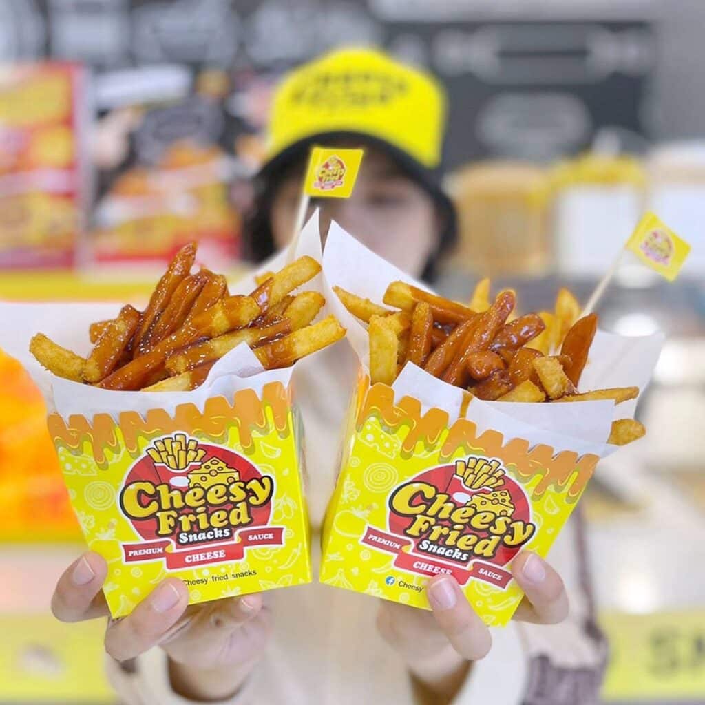 Cheesy Fried Snacks
